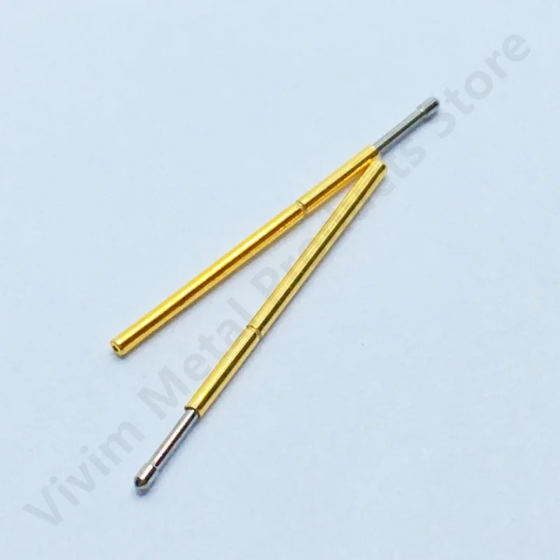 20/100PCS P50-1D Feder Test Sonde Pogo Pin Test Pin Durchmesser 0,68mm Spitze Durchmesser 0,60mm 16,35mm P50-D Test Werkzeug Runde Kopf Für PCB Test – Detail 7