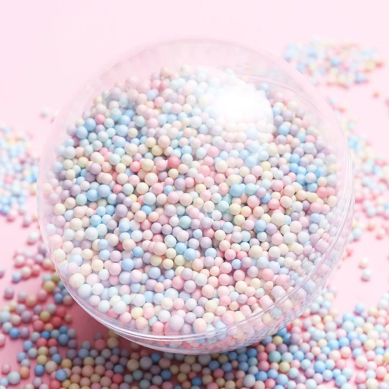 Bunte Schaumperlen, Macaron-Schaumstoffkugeln für Bubble Bobo-Ballonfilter, 2–3 mm Schaumstoffkugeln, Hochzeit, Geburtstag, Party, DIY-Dekorationen