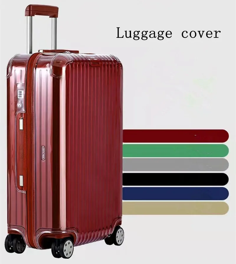 Pvc Transparent Luggage Cover For Rimowa Thicken Clear Suitcase Covers