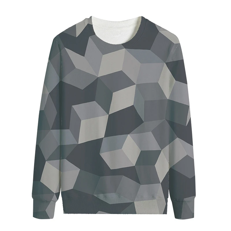 Cell Pattern 3d Printed Sweatshirts for Men and Women Pullovers Harajuku Unisex Tops