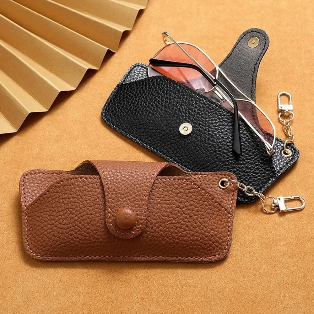 

Storage For Women Eyeglasses Container Eyewear Holder Hanging Sunglasses Bag Eyeglasses Protective Box Leather Glasses Case