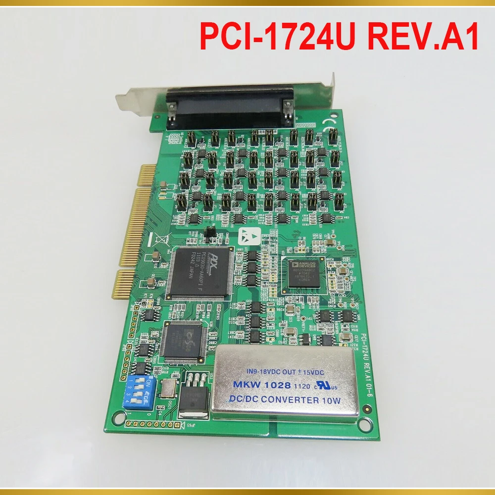 

PCI-1724U REV.A1 For Advantech Data Capture Card 14 Bit 32-Channel Isolated Analog Output Card