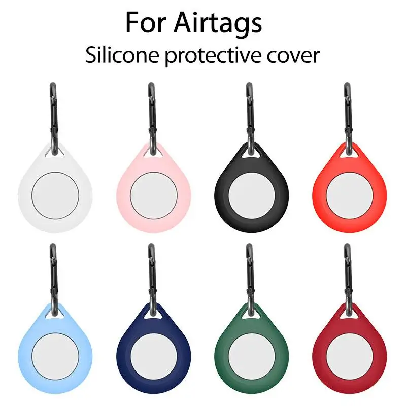 

Airtag чехол для Apple GPS трекер локатор силиконовый защитный брелок Air Tag Anti-lost Sleeve Cover чехол s для airтеги