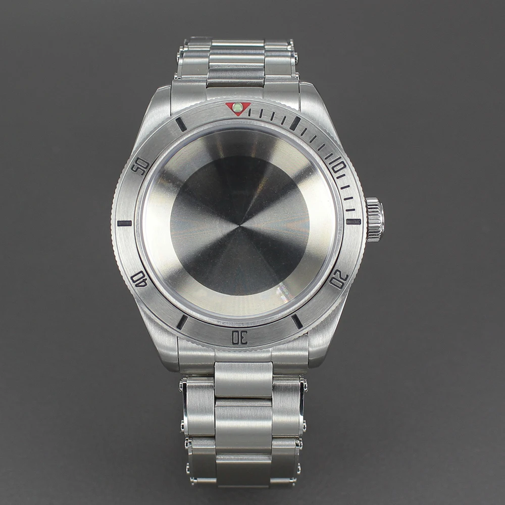 39 mm wasserdichtes Herren-Uhrengehäuse mit AR-beschichtetem gewölbtem Saphirglas für BB58 NH34 NH35 NH36 NH38 NH70 NH72 Automatikwerk 28,5 mm Zifferblatt – Detail 8