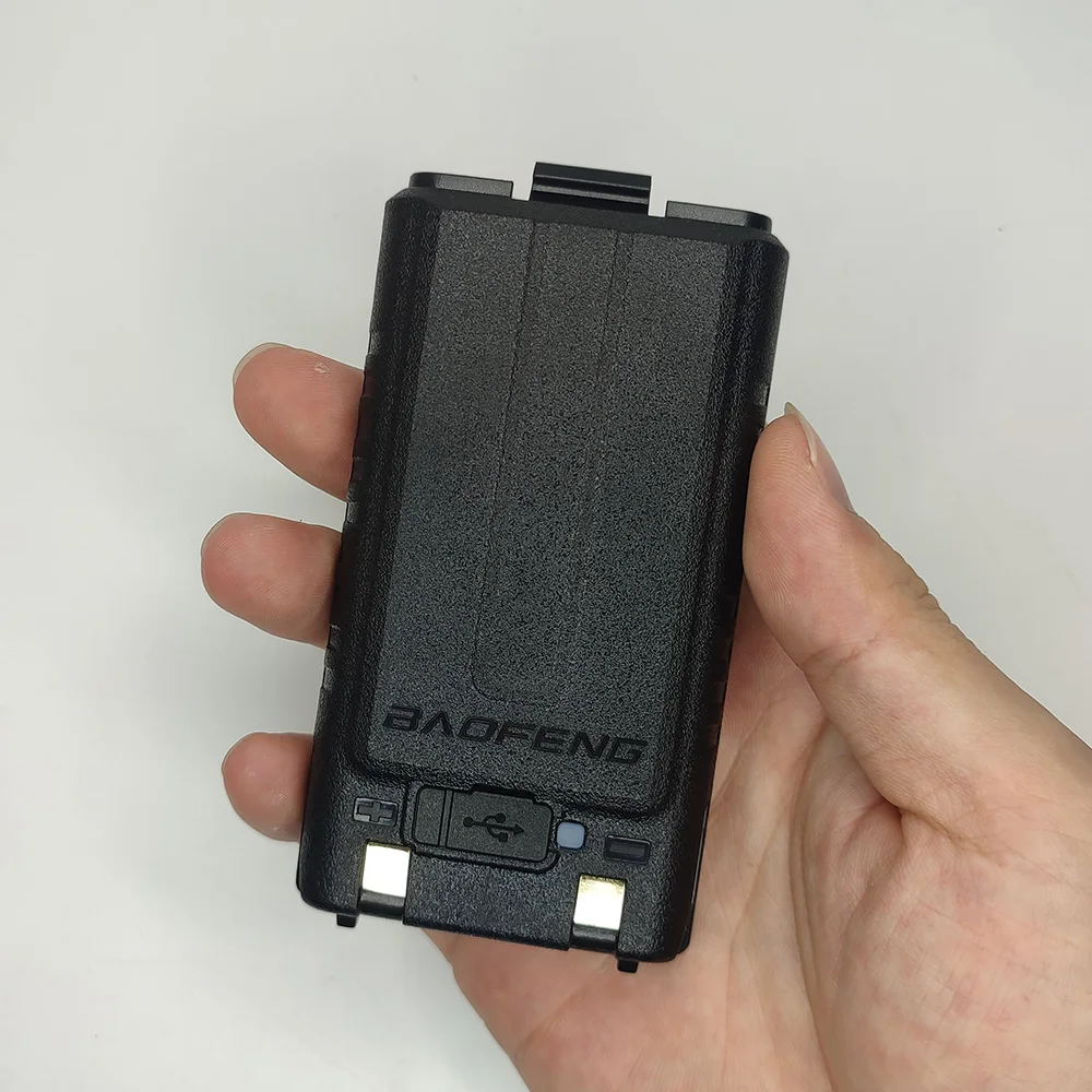 BAOFENG UV-5RH Pro Orignal Battery 2500mAh DC7.4V Support Type-C Charging Compatible with UV5RH UV-5RM BF-K5 Plus Two Way Radios