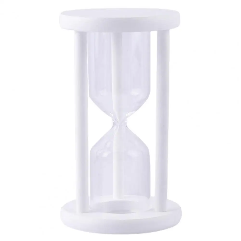 Empty Hourglass Decoration Wooden Frame Fillable Sand Timer Self-filling Sand Glass Vintage Home Office Desktop Ornament