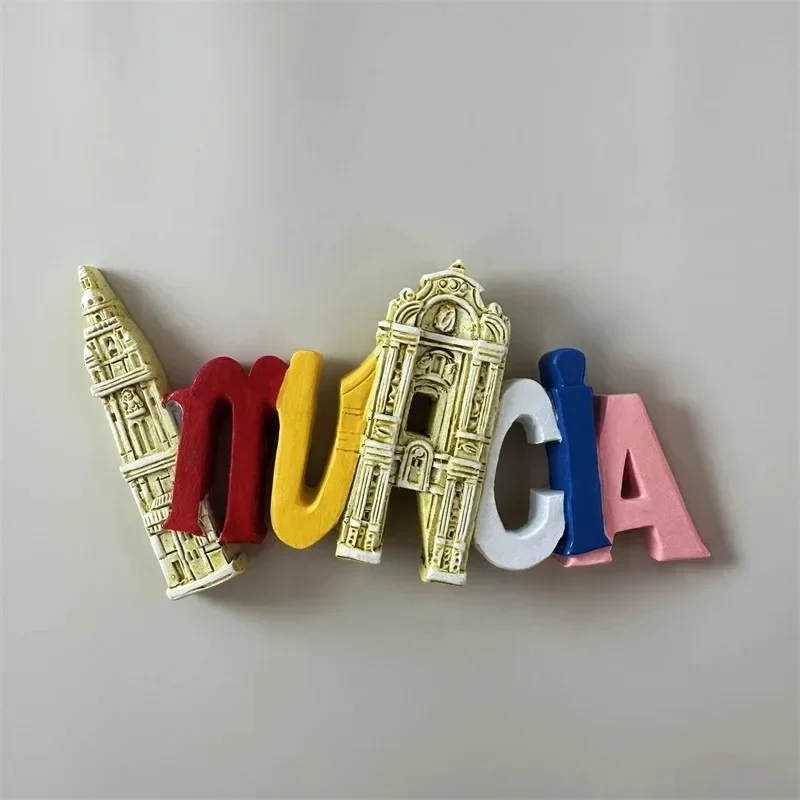 Magnetic Fridge Magnets Stickers Spain Souvenirs Mallorca Valencia Gran Canaria Huerta de Murcia Home Decor Wedding Gifts