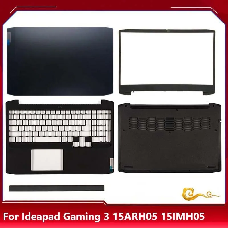 Новинка/орг для Lenovo IdeaPad Gaming 3 15 15ARH05 15IMH05 задняя крышка ЖК-дисплея/рамка/верхняя крышка/Нижняя крышка/крышка петли, Черная