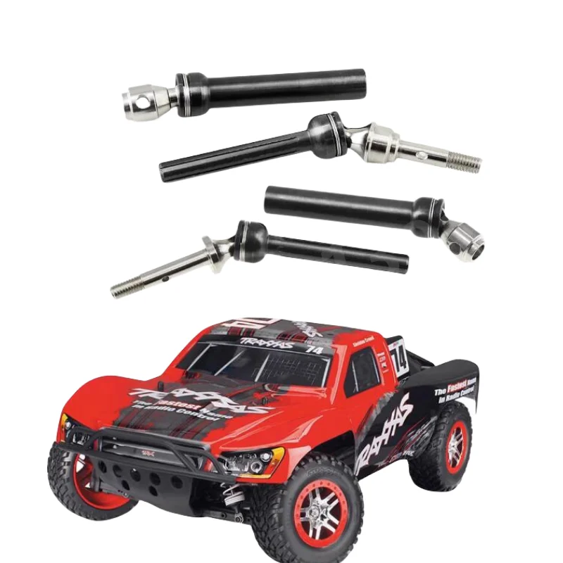 

Стальной передний и задний приводной вал CVD для 1/10 Traxxas Slash строительный станок 4X4 VXL обновленные детали для радиоуправляемого автомобиля аксессуары