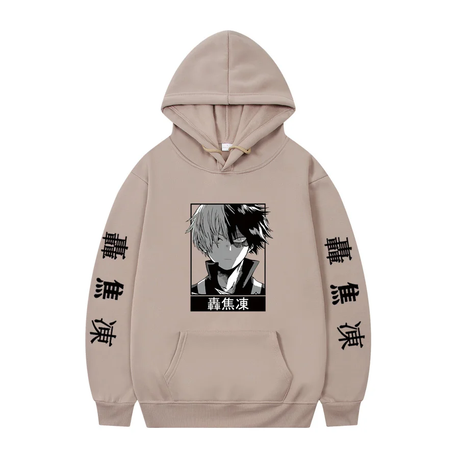

My Hero Academia Japan Anime Shoto Todoroki 2022 New Fashion Sweatshirt Men Print Pullover Winter Sportswear Hoodie Sweatshirt