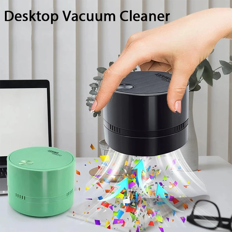 

New Desk Vacuum Cleaner Mini Wireless Table Dust Collector Keyboard Cleaning Tools Handheld Desktop Cleaner For Home Office