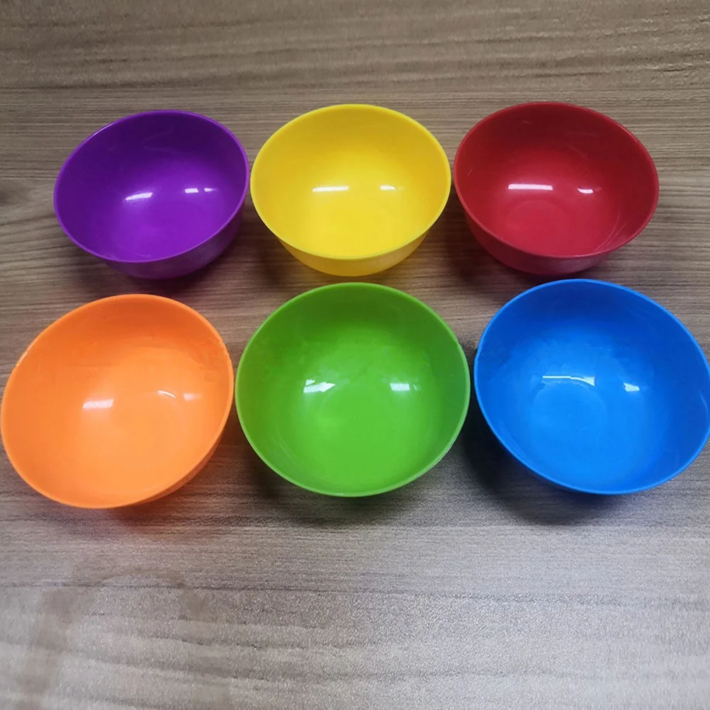 2 Sets Clip Classification Cups Child Kids Toys Plastic Sorter Game Sorting Tweezers