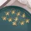 DIY Hair Braid Charms Accessories Dreadlocks Decorative Hollowed-Out Butterfly Hair Pendant Ring Hair Ornaments For Braids 2