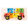 3D Stereoscopic Montessori Wooden Puzzle Cartoon Dinosaur Animal Shape Color Cognitive Educational Game Toy Kids Birthday Gift 6