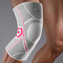 Nylon Sports Fitness Compression Knee Support Sleeve for Enhanced Joint Comfort and Stability (AB086-GY)