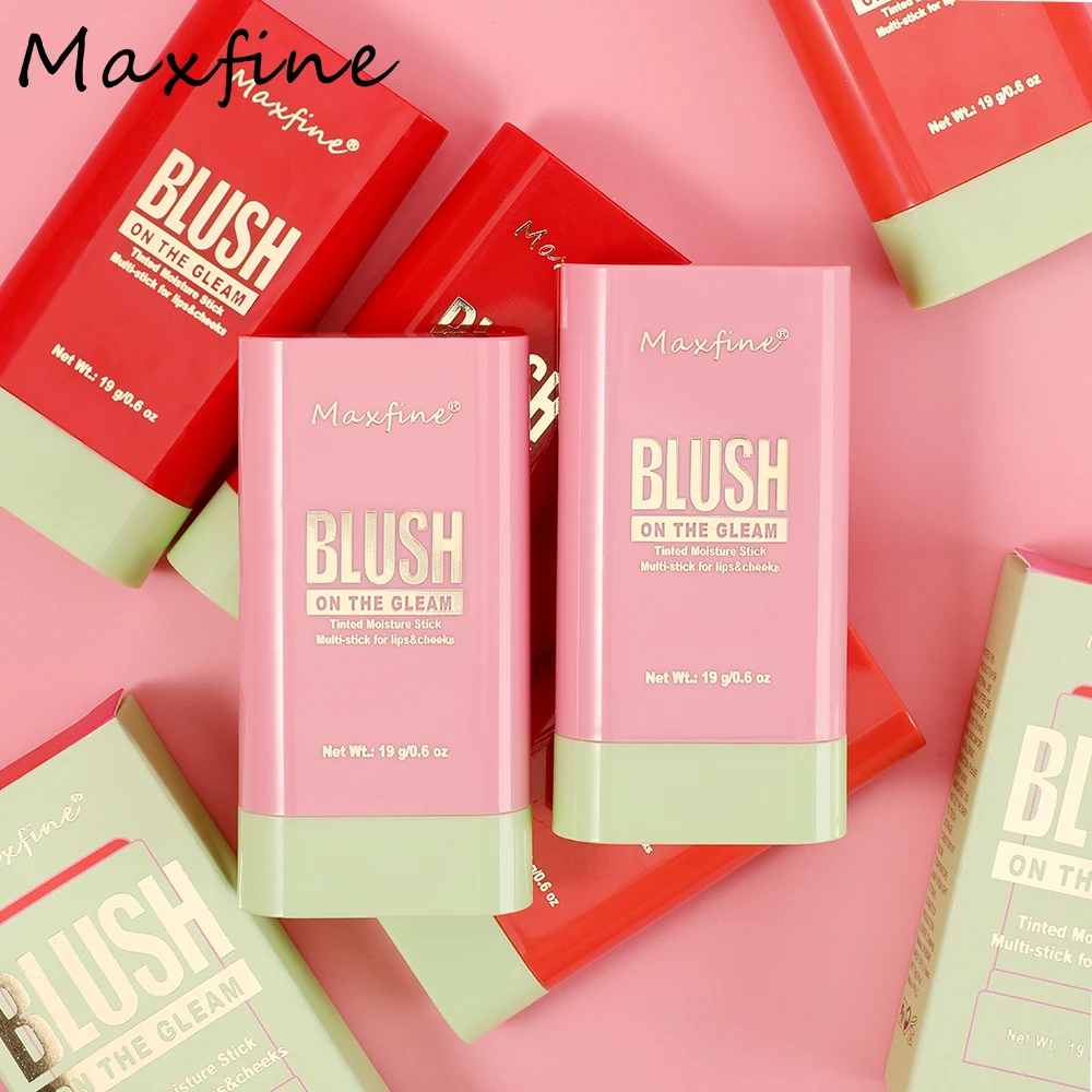 Blush Stick Face Lips Natural Matte Expanding Color Solid Highlighting And Contouring Multi-Functional Rouge Cream