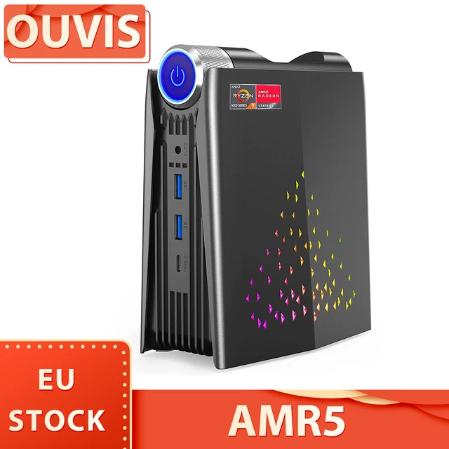 OUVIS AMR5 Mini PC AMD Ryzen 7 5700U 1
