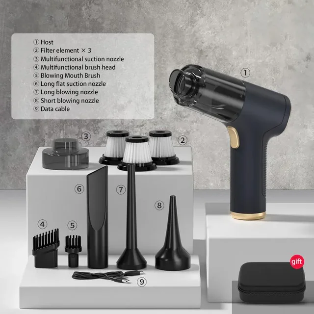 Xiaomi 1,290,000Pa Car Vacuum Cleaner, Handheld Wireless Strong Suction 4