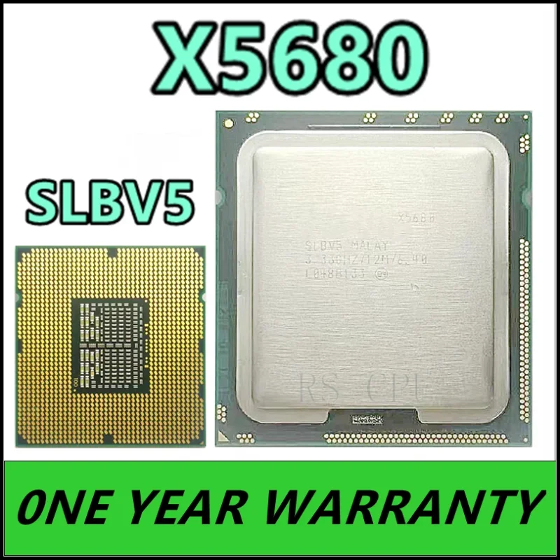 

X5680 SLBV5 3.3 GHz Six-Core Twelve-Thread CPU Processor 12M 130W LGA 1366
