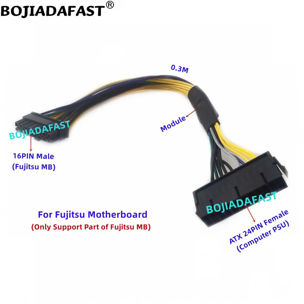 Atx Motherboard Adapter Power Cabo 24pin para 16pin 30cm Apto para Fuconjunto D3162-a12 D3183-a14 D3221-a12 D3230-a11 D3348-a13 D3400-a11 - Imagem 5