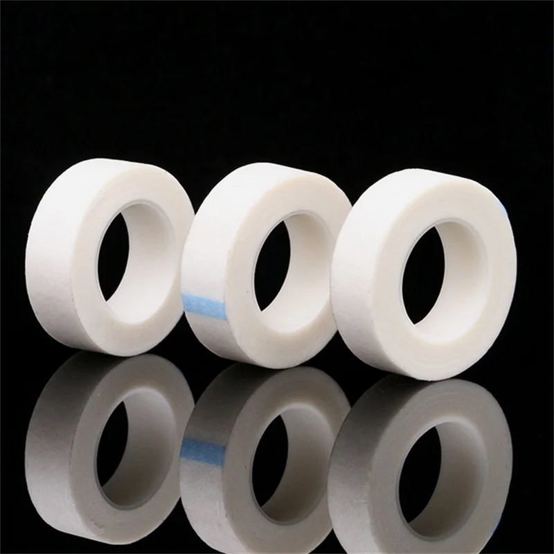 5/10/50/100PCS 9M*1.25CM White Tape Eye False Lashes Patch Breathable Medical Paper Tapes Eyelash Extension Lint Eyelid Sticker Eyelash Patch Eyelash Patches Eyelash Extension Tape Eyelash Accessories Eyelash Extension Supplies