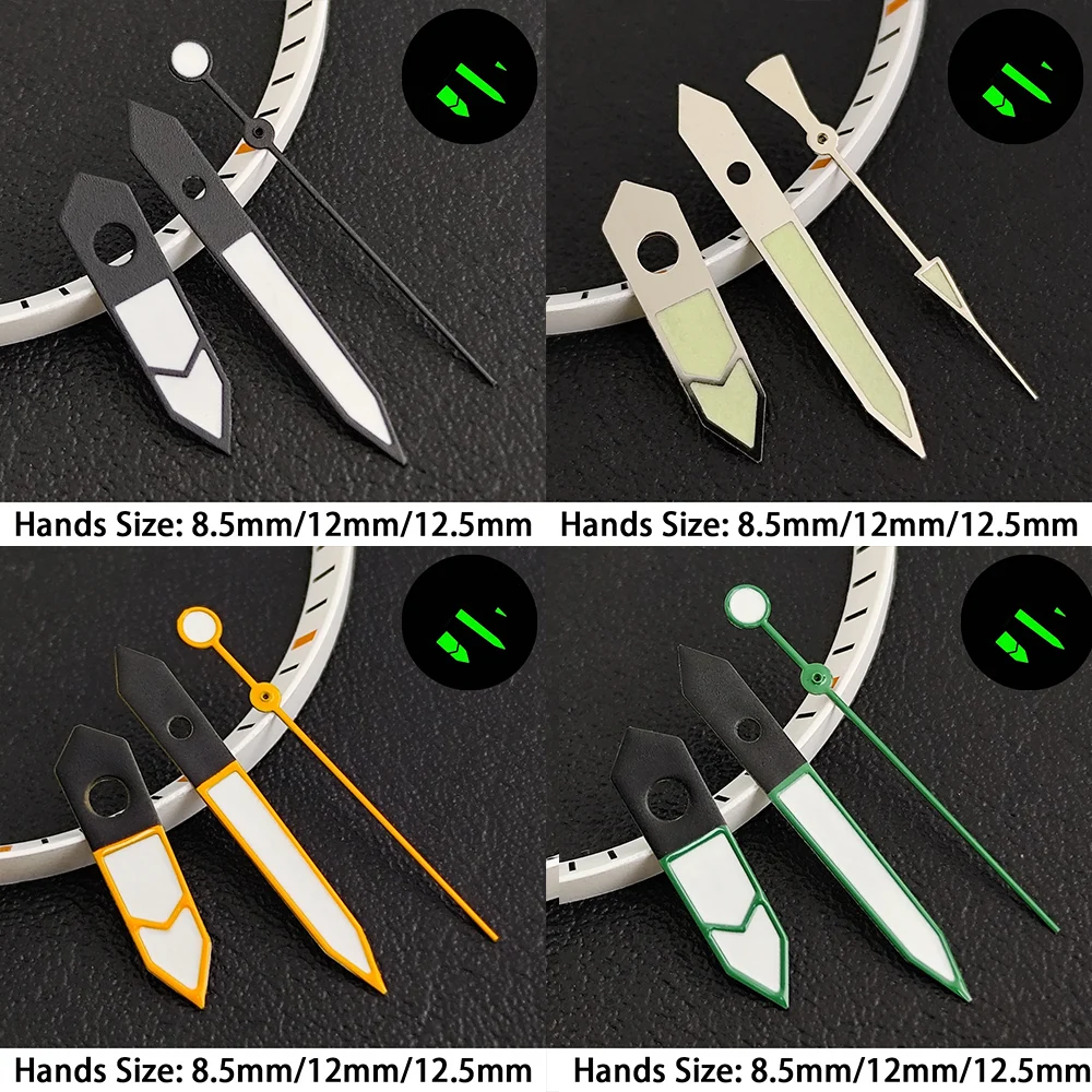 Green Luminous Watch Hands for Mechanical Movements - Replaceable Accessories