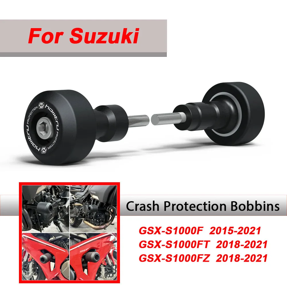 

For Suzuki GSX-S1000F 2015-2021 GSX-S1000FT 2018-2021 GSX-S1000FZ 2018-2021 Crash Protection Bobbins