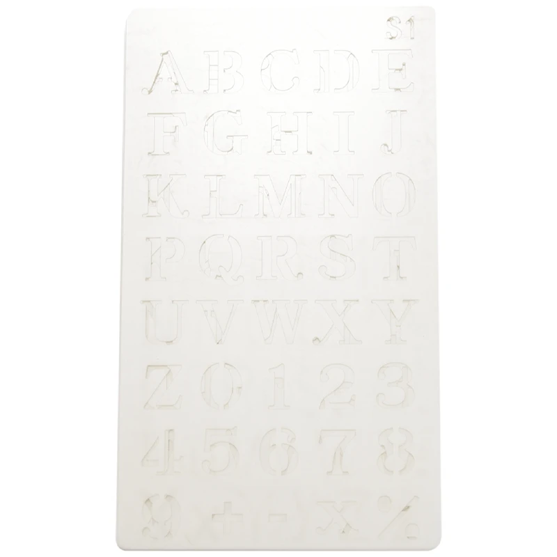 

12 Pcs Alphabet Stencils Reusable Letter Painting Stencils Plastic DIY Drawing Spraying Scale Templates