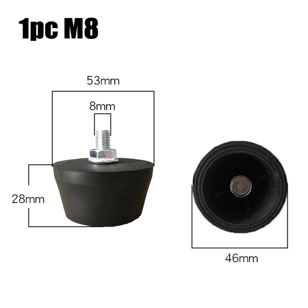 1pc Air Compressor Foot Pad Black Rubber Pad Shockproof Components Replacement For Air Pumps Oil-Machines