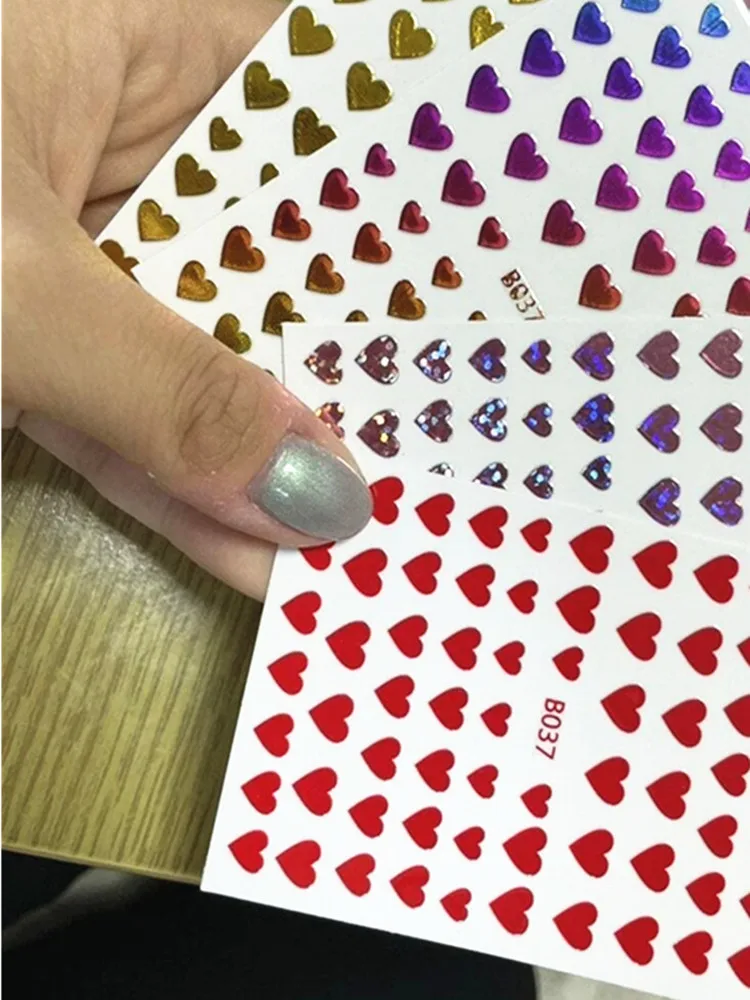 

1pcs Valentine's Day Series Nail Art Stickers Love Roses Charms Manicure Decals Cherry Decoration Beauty Summer Nails Accessorie