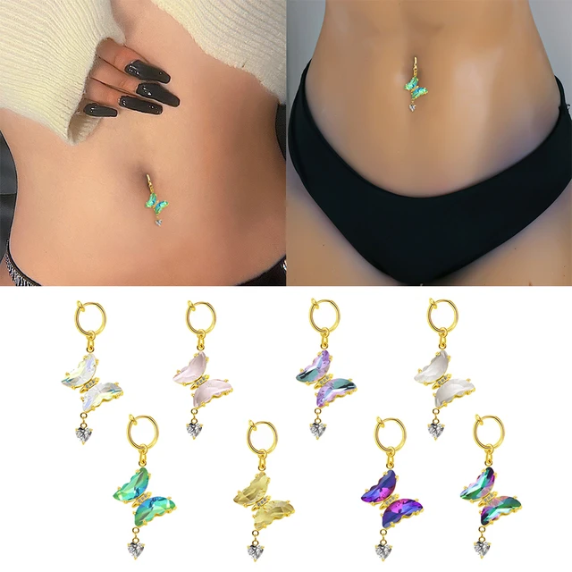 Magnetic Belly Button Ring - Faux Belly Barbell