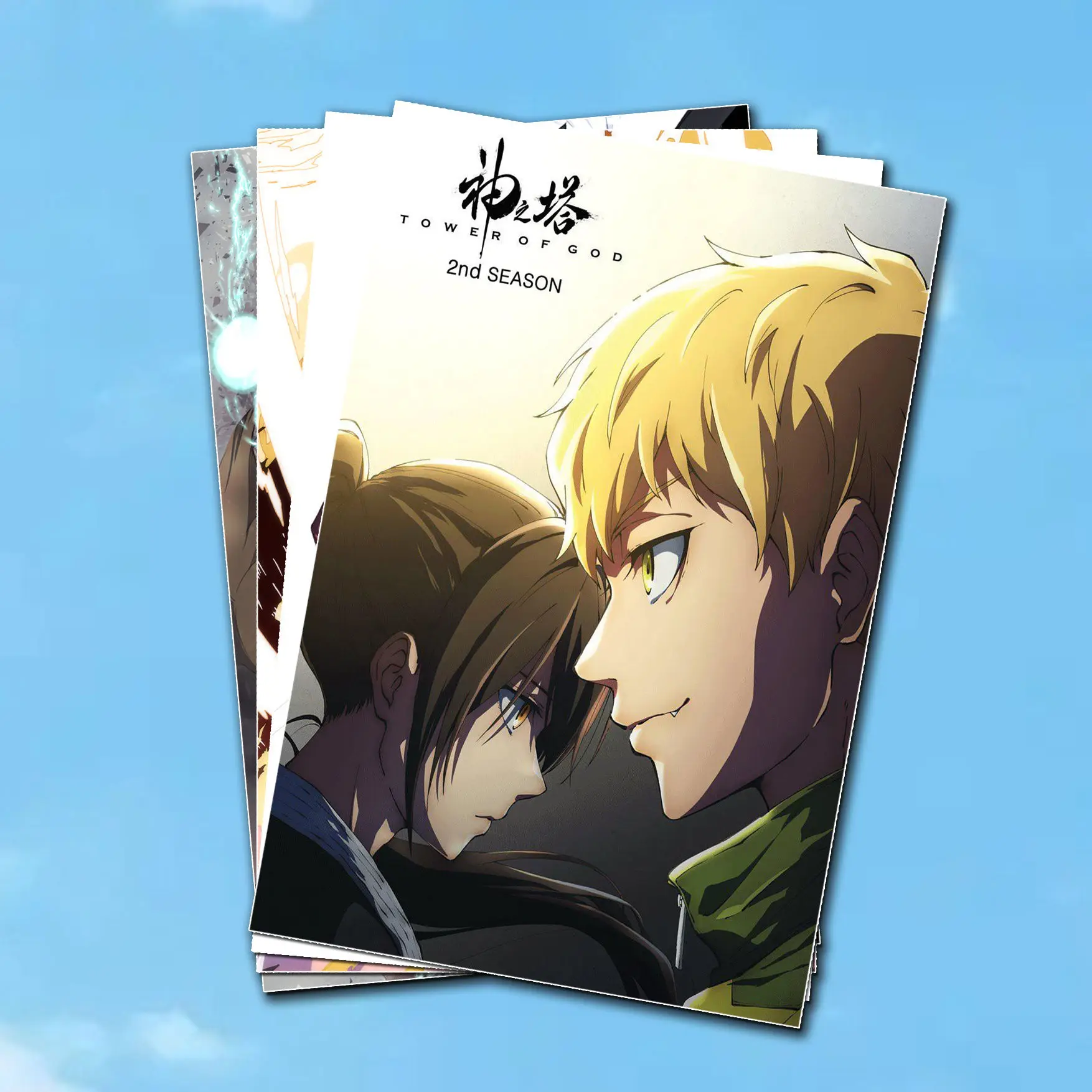(Fanmade) Japanse Anime Tower of God 사진 앨범 포스터 카드 스티커 아크릴 스탠드 업 사진 그림책 키 체인