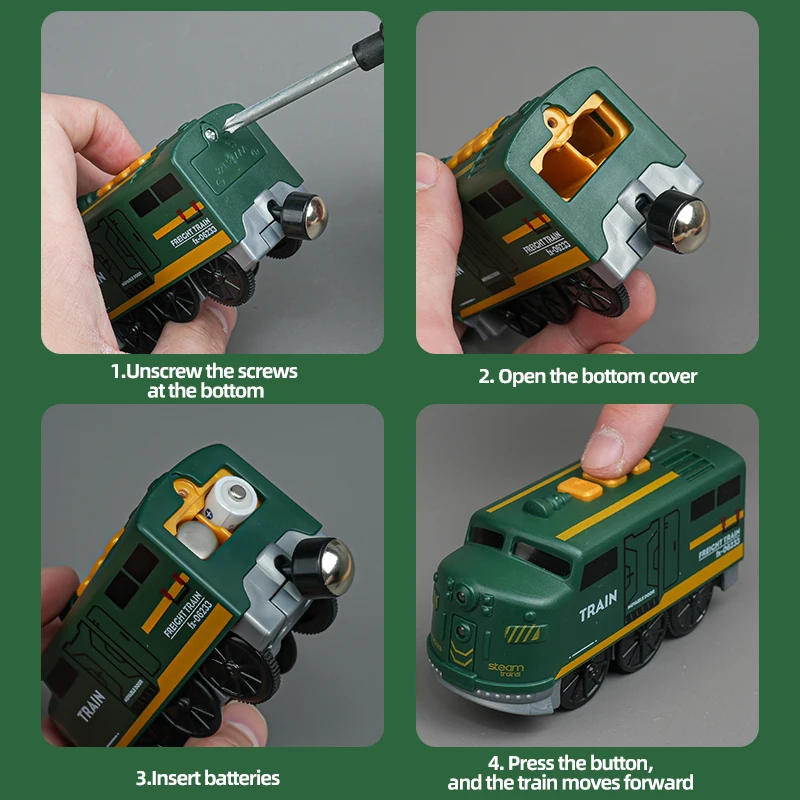 مجموعة مسارات القطار الكلاسيكي 88 قطعة - رحلة المغ...