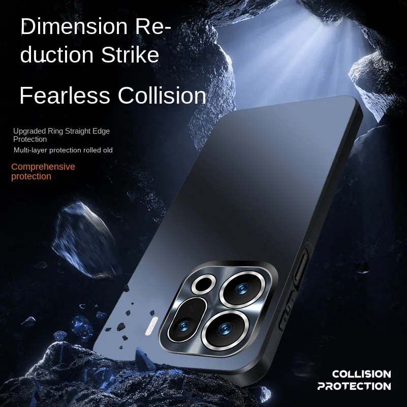 Fully Wrapped Camera Lens Protective Matte Back Case Cover