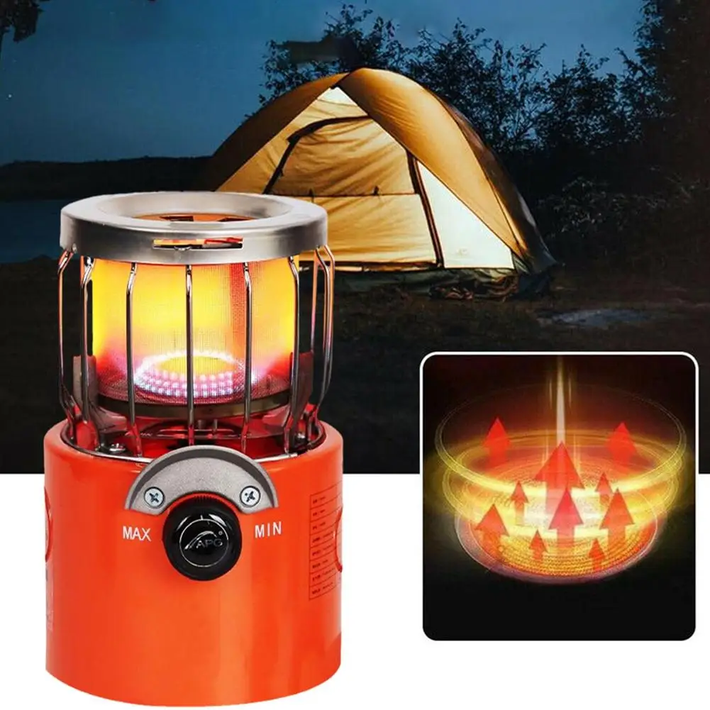 

2 In 1 Propane Heater Stove Multifunctional Camp Tent Warmer Propane Heater Heater Winter Gas Burner Outdoor Fishing Campin Q2O9