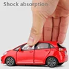 New 1/32 HONDA Fit Alloy Car Model Diecasts Metal Toy Sports Car Vehicles Model Simulation Sound and Light Collection Kids Gifts 5