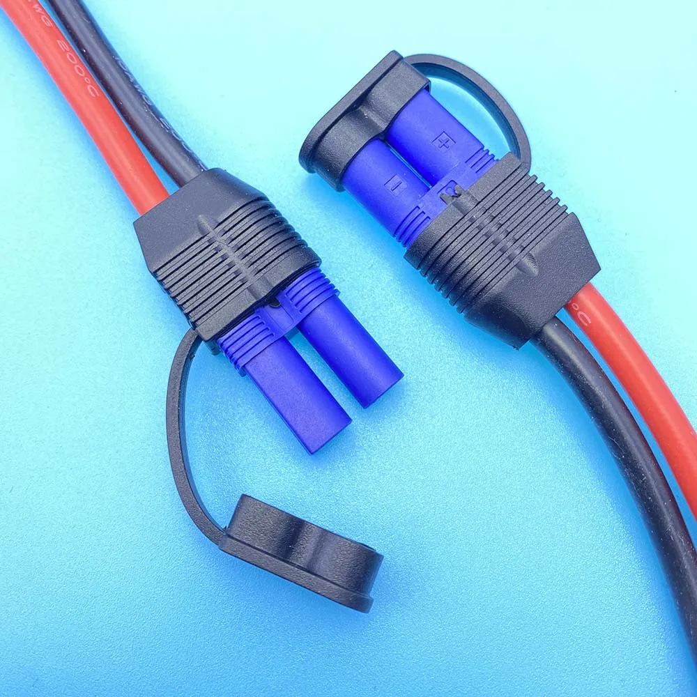 EC5 plug male and female with wire10AWG silicone waterproof cable cord for  RC battery toys pigtail cable length10CM 15CM 30CM 1M, image size:1000x1000