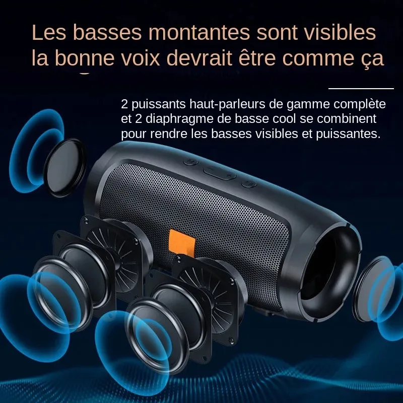 2025 NEW XIAOMI Portable Bluetooth Speaker Wireless High Fidelity Surround Sound Outdoor Waterproof Camping Party Loudspeaker 4