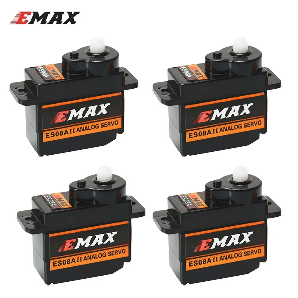 

EMAX ES08A II 9g Micro Servo Plastic Gear Analog Mini Servo1.8kg/Sec for RC Models Fixed Wing 3D Airplane Replacement DIY Parts