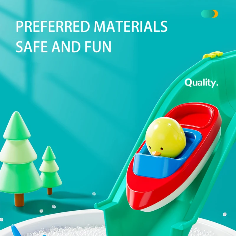 Kids Baby Toys Outdoor Water Table Toy Water Surfing Adventure Water Toys Fishing Toys Summer Parent-child Interaction Game 6