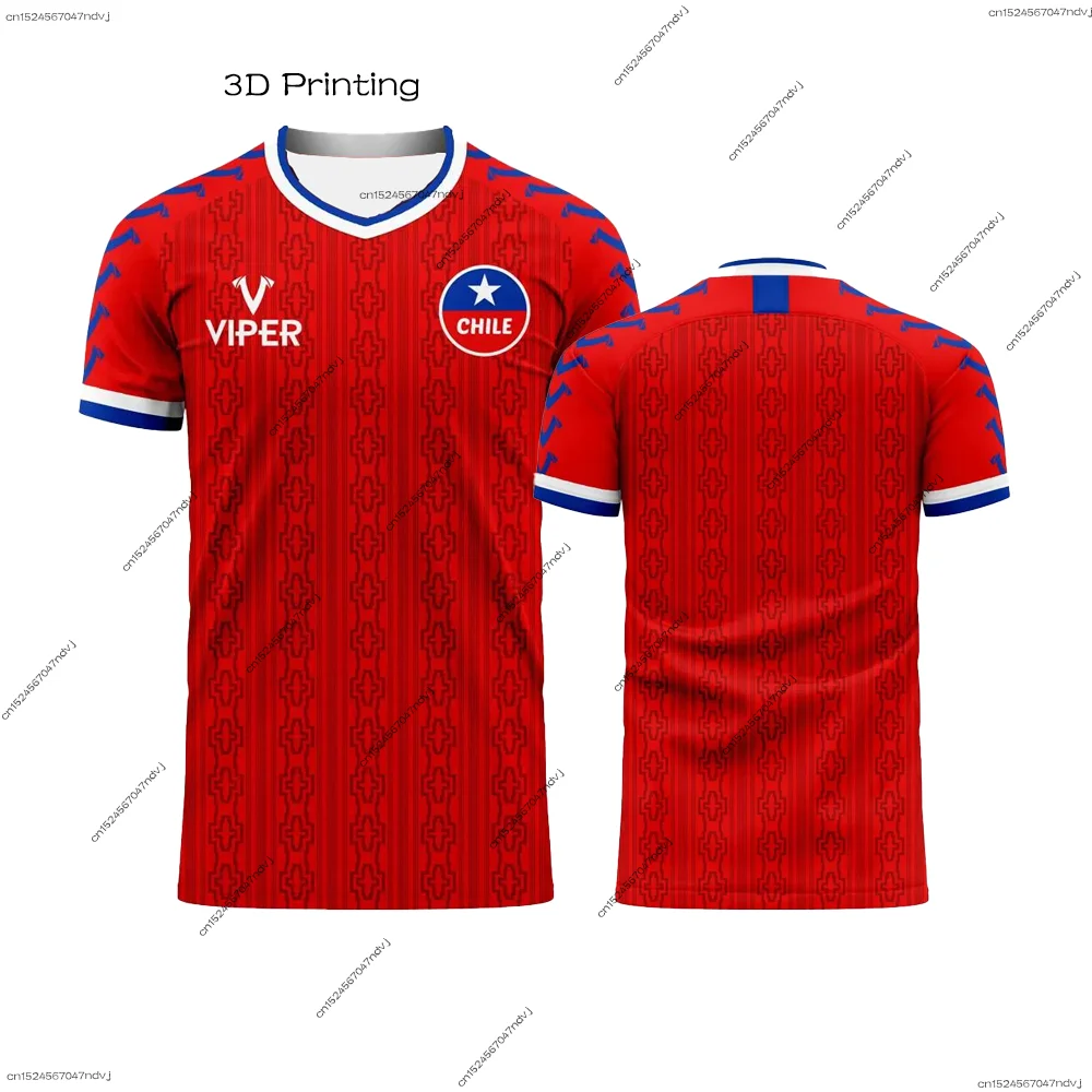 2025 Vidal 칠레 남자 축구 유니폼 여름 축구 유니폼 팬 특별 축구 유니폼 티셔츠 축구 유니폼 키트