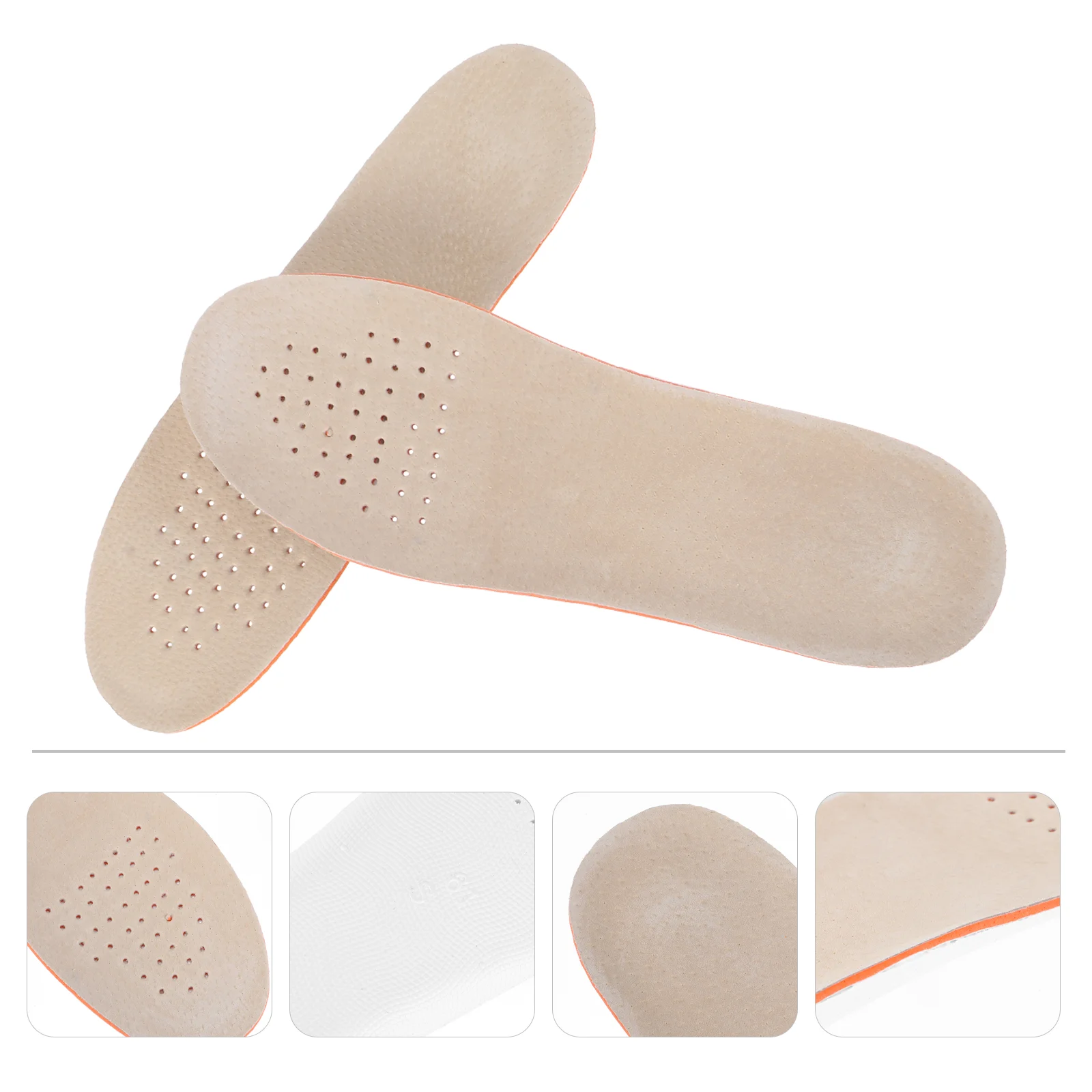

1 Pair of Shoe Lifts Breathable Height Increase Shoe Pads Skin Shoe Cushion for Women Men Size S (15cm)