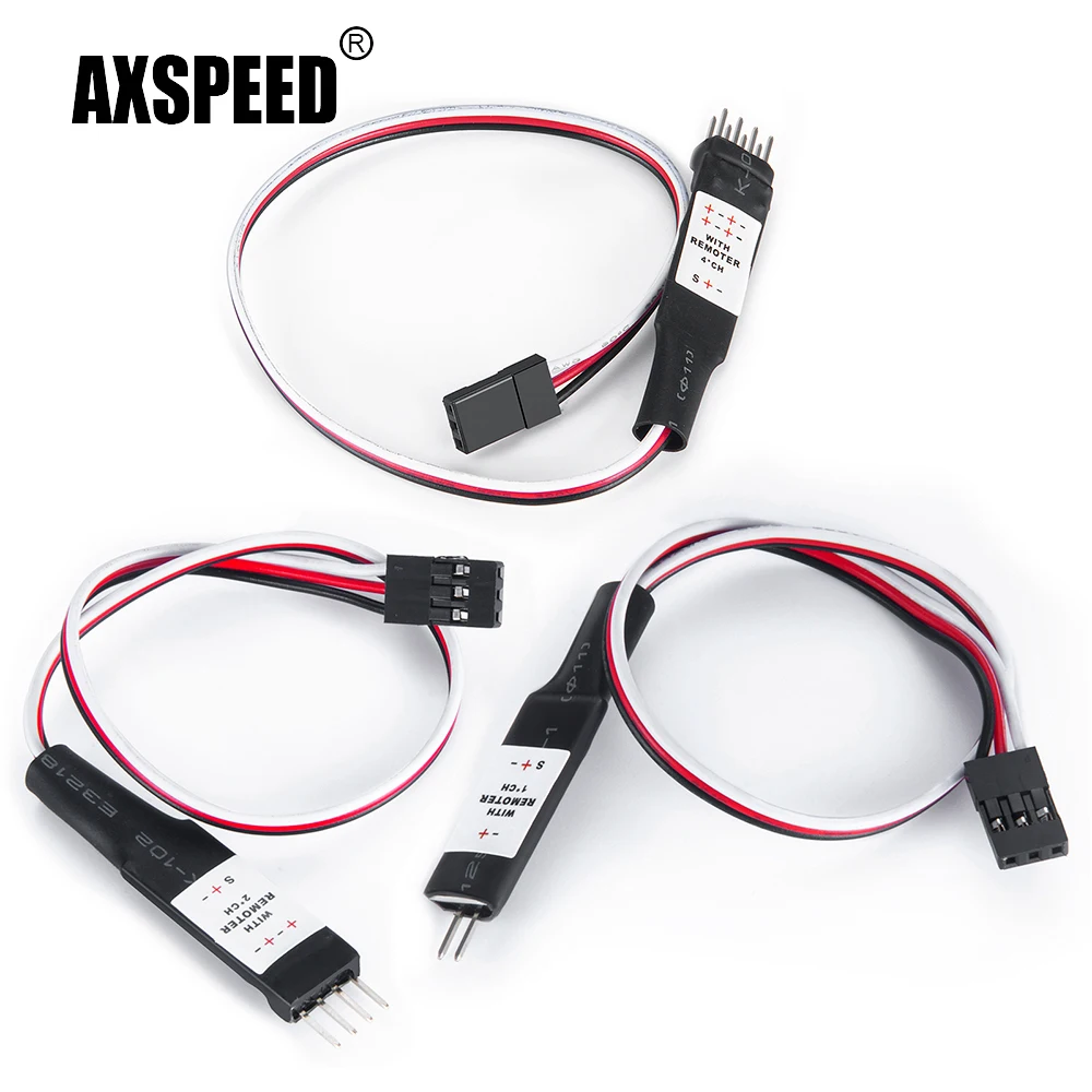 AXSPEED RC Receiver Lights Switch On/off Control Electronic Switch for ...