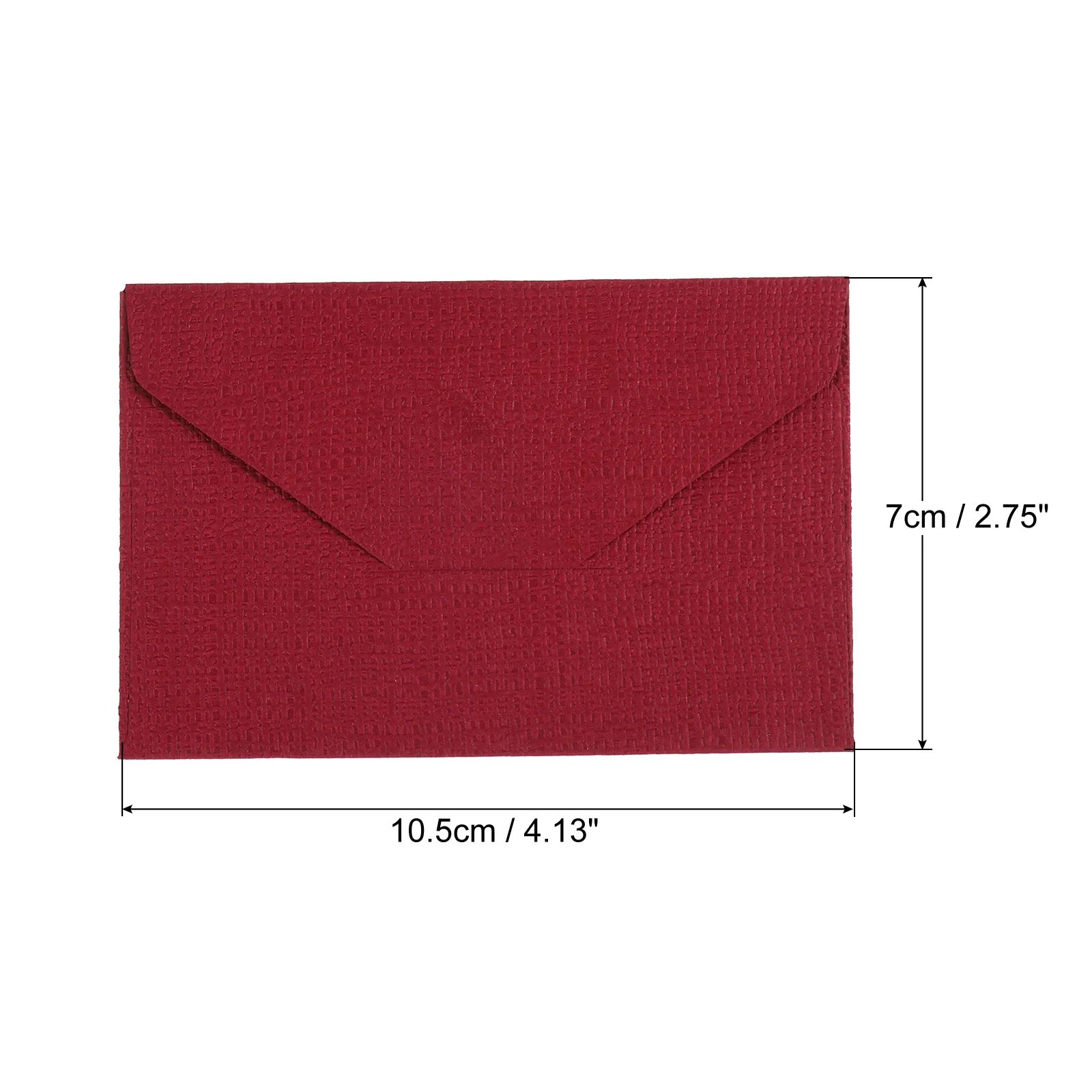 20Pcs 10.5x7cm Mini Paper Envelopes Linen Textured Retro Envelope Bag for Wedding Party Invitation Greeting Cards Gift Envelopes