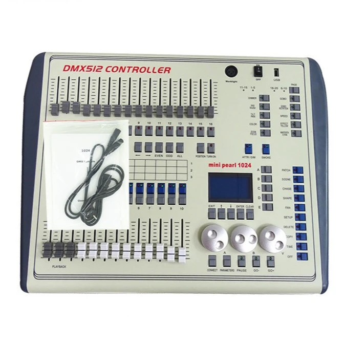 

DJ Lighting Dimmer Console DMX 512 Control Mini Pearl 1024 Controller