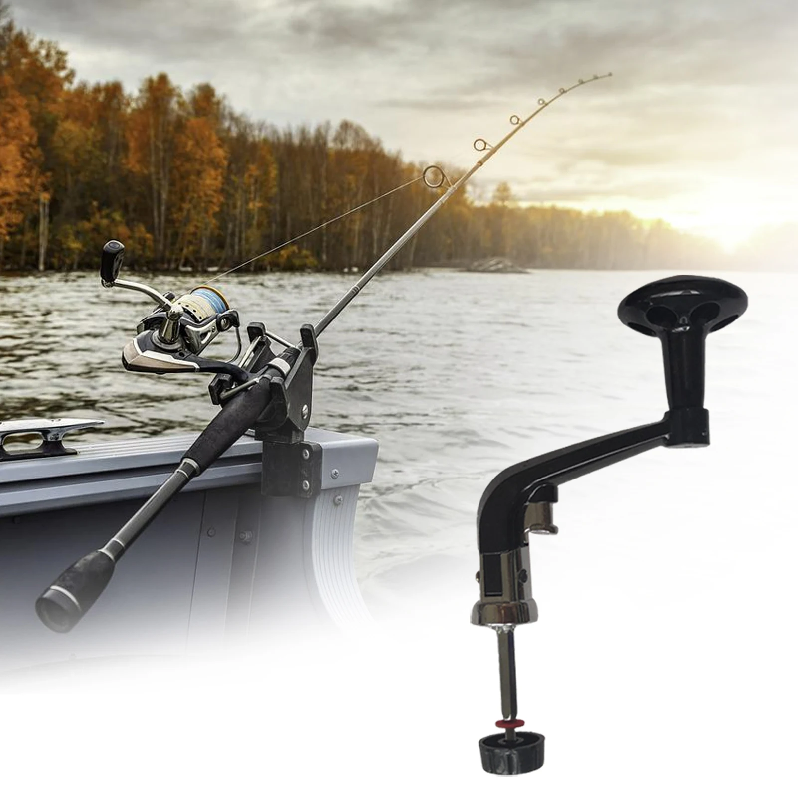 Maniglia Per Mulinello Pesca,2 Pezzi Manico Girevole Per - 4