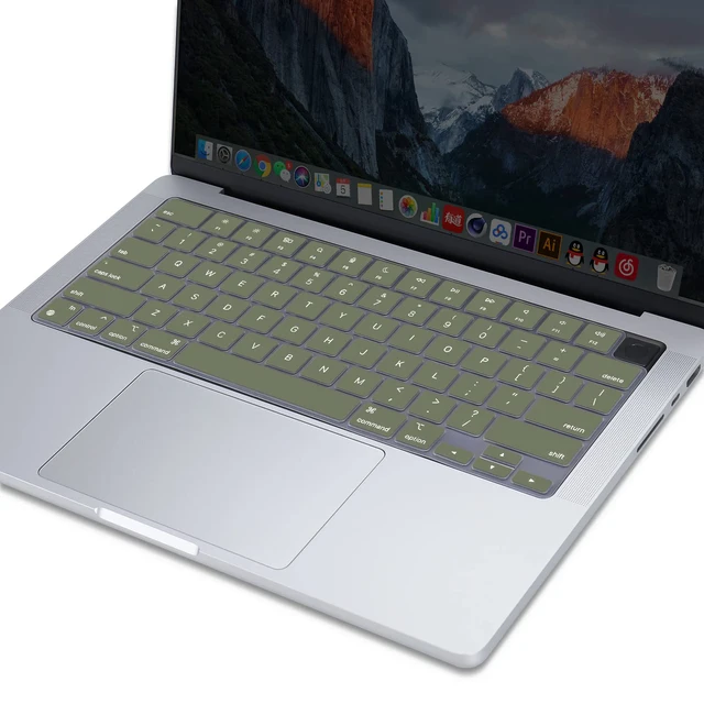 Tastaturschutz Für MacBook Pro 14" 2021 - Silikon Abdeckung QWERTY
