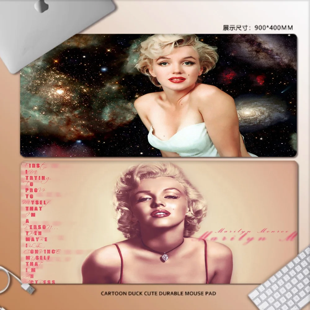 Marilyn Monro INS Tide Large Cartoon Anime Gaming Mouse Pad Keyboard Mouse Mats Desk Mat Accessories 2
