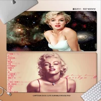 Marilyn Monro INS Tide Large Cartoon Anime Gaming Mouse Pad Keyboard Mouse Mats Desk Mat Accessories 2