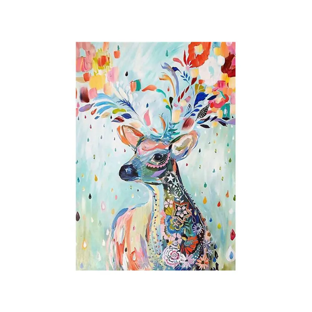 100*160cm Super Soft Flannel Abstract hand drawed Elk Carpet baby crawling pad thicken play mat tapis Non-slip rug blanket
